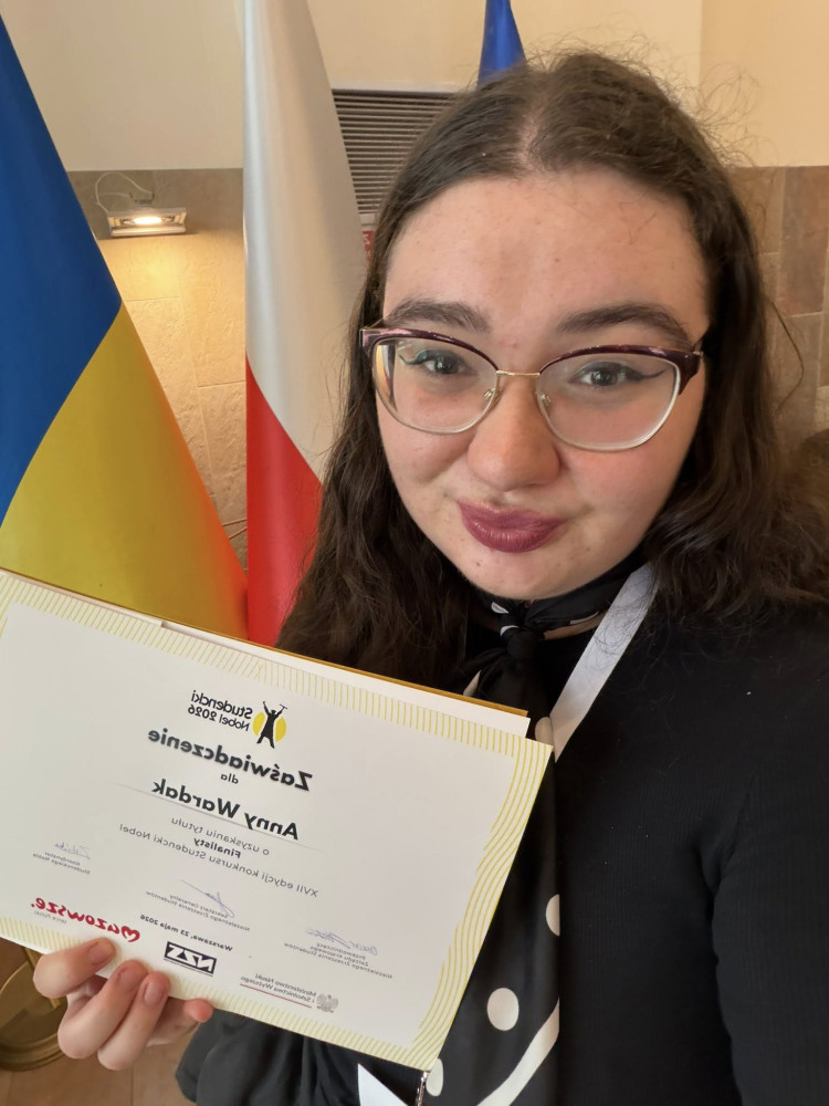 Anna Wardak studentka filologii polskiej finalistką Studenckiego Nobla w kategorii „Dziennikarstwo i Literatura”