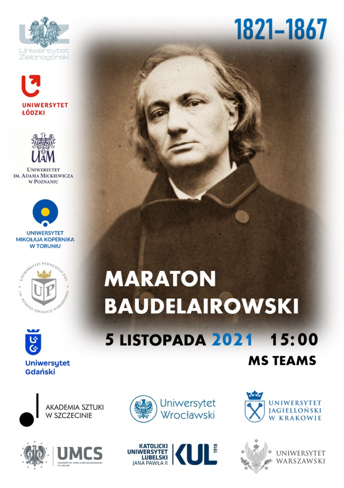 Maraton Baudelairowski / 5 listopada 2021 15:00 / MS Teams