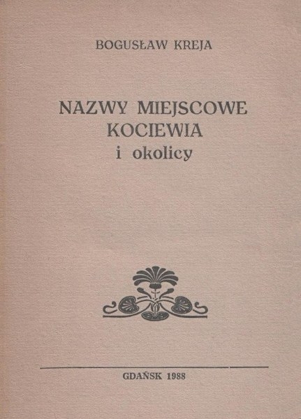 Nazwy miejscowe Kociewia i okolicy