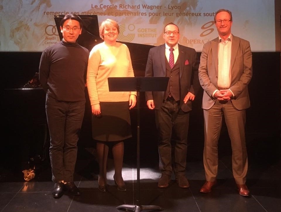od lewej : Nobuyoshi Shima, Hjördis Thébault, Pascal Bouteldja i Christian Merlin