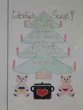 plakat choinka