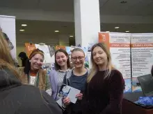 Studentki germanistyki podczas Dni Otwartych