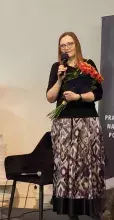 Dr Turska  przemawia