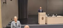 Spotkanie przedwyborcze z kandydatem na rektora Uniwersytetu Gdańskiego, prof. dr. hab. Piotrem Stepnowskim