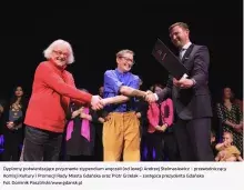 Gala rozdania Stypendiów Kulturalnych Miasta Gdańsk. Fot. Dominik Paszliński
