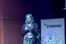 dr Marta Tymińska podczas konferencji BeZee