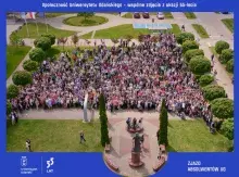Zdjecie uczestników z lotu ptaka