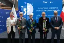Pracownicy naukowi: Jolanta Hinc, Stanisław Milewski, Mirosław Ossowski i Hadrian Lankiewicz z naszego Wydziału odznaczeni Medalami RP za Długoletnią Służbę