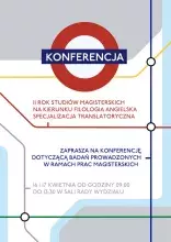 Serdecznie zapraszamy na Studencką Konferencję Naukową!