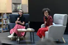 Marie-Hélène Lafon z wizytą na Wydziale Filologicznym UG