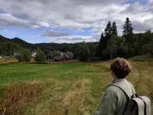 Prof. Sibińska podczas wizyty na Uniwersytecie Południowo-Wschodniej Norwegii 