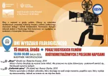 Pokaz filmów krótkometrażowych z polskimi napisami: rosyjski 
