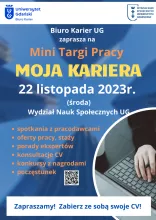 Moja Kariera - mini targi pracy 22.11