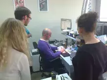 Wizyta studyjna w Filmotece Narodowej