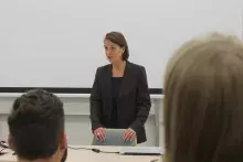 Spotkanie studentów linii fińskiej z Jej Ekscelencją Hanną Lehtinen, Ambasadorem Finlandii