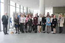Spotkanie studentów linii fińskiej z Jej Ekscelencją Hanną Lehtinen, Ambasadorem Finlandii
