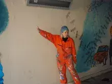 Warsztaty muralu z Iwoną Zając (2010)