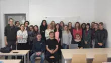 Spotkanie studentów z Instytutu Rusycystyki i Studiów Wschodnich z rówieśnikami rosyjskojęzycznymi w ramach zajęć z Praktycznej nauki języka rosyjskiego