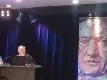 Prof. Michał Piotr Mrozowicki w trakcie wykładu