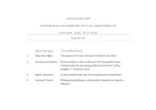 Program Forum Nordicum