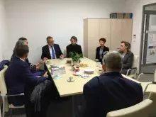 Wizyta ambasadora Francji w Instytucie Filologii Romańskiej