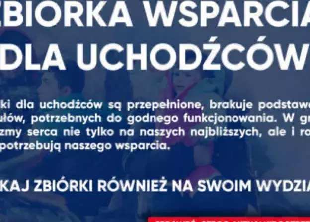 Zbiórka wsparcia dla uchodźców