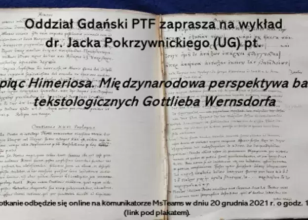 Wykład dr Jacka Pokrzywnickiego pt. Tropiąc Himeriosa