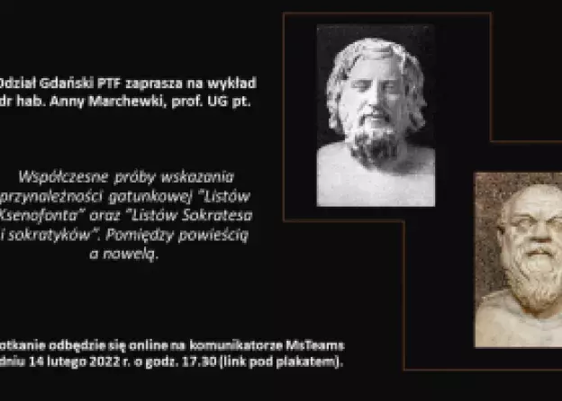 Wykład dr hab. Anny Marchewki, prof. UG, zatytułowany "Współczesne próby wskazania…