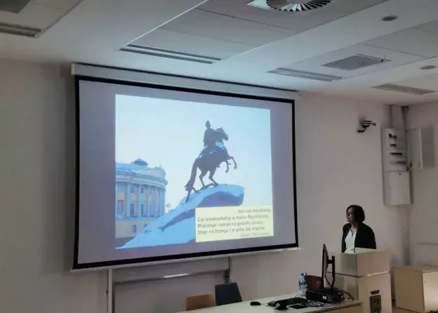 Spotkanie z Panią Ewą Ziółkowską, byłą dyrektorką Instytutu Polskiego w Sankt Petersburgu