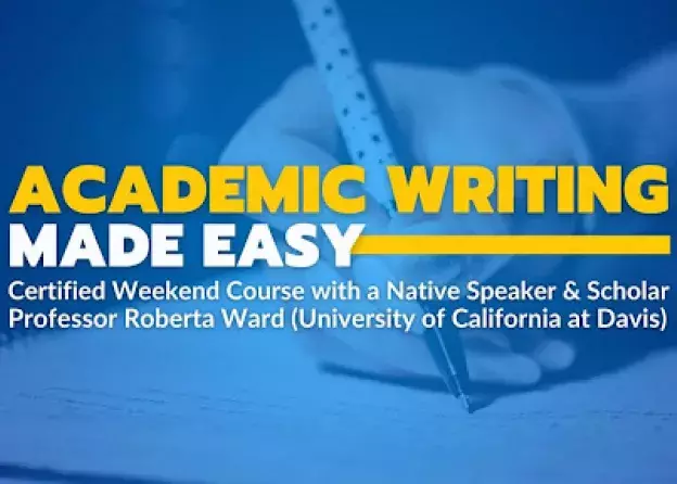 Kurs naukowego pisania w języku angielskim "Academic Writing Made Easy" z prof. Robertą…