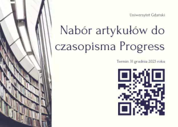 Nabór do 15. numeru czasopisma naukowego „Progress” 
