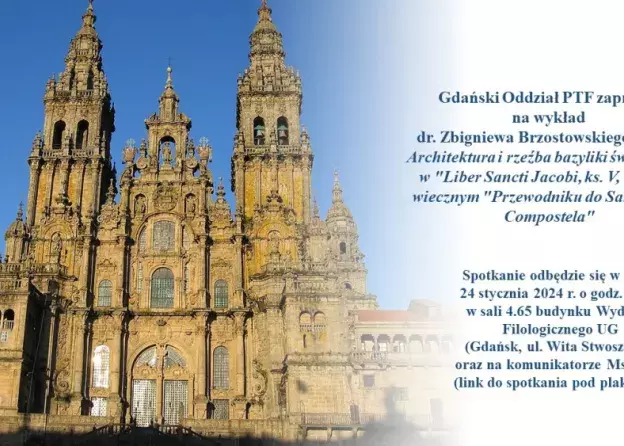 Wykład dr. Zbigniewa Brzostowskiego "Architektura i rzeźba bazyliki św. Jakuba"