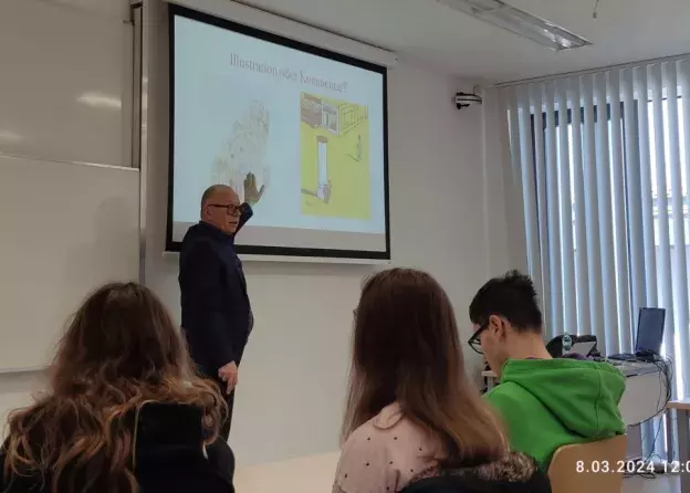 Pobyt dr. Markusa Steinmayra w IFG / Dr. Markus Steinmayr zu Gast am IFG