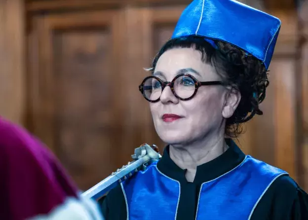 Uroczystość nadania Oldze Tokarczuk tytułu doktor honoris causa Uniwersytetu Gdańskiego