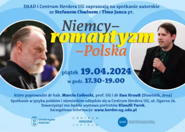 Spotkanie autorskie profesora Stefana Chwina i doktora Timo Jancy w Centrum Herdera