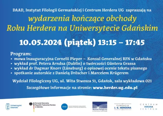 Uroczyste zakończenie obchodów Roku Herdera / Abschlussevent des Herderjahres