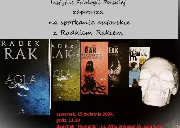 Spotkanie z Radkiem Rakiem - autorem „Baśni o wężowym sercu albo wtóre słowo o Jakóbie Szeli"