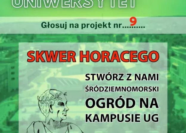 "Zielone stopnie na patio Neofilologii" i "Skwer Horacego" - głosujcie na…