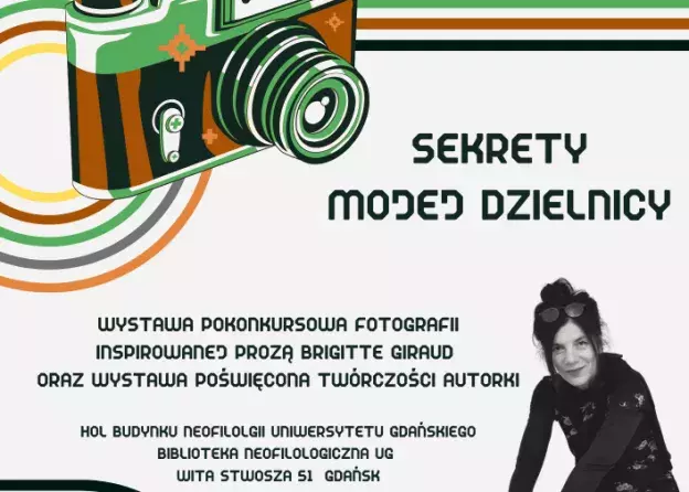 Spotkanie i wystawy inspirowane francuskiej pisarki Brigitte Giraud w bibliotece Neofilologicznej