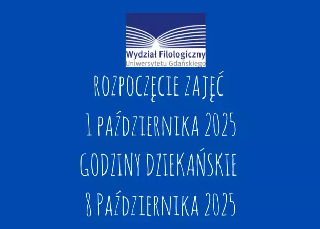 Kalendarz akademicki: 1 października - zajęcia…