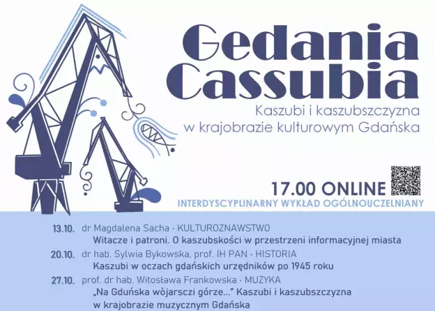 Gedania Cassubia. Kaszubi i kaszubszczyzna w krajobrazie kulturowym Gdańska - cykl 10. wykładów…
