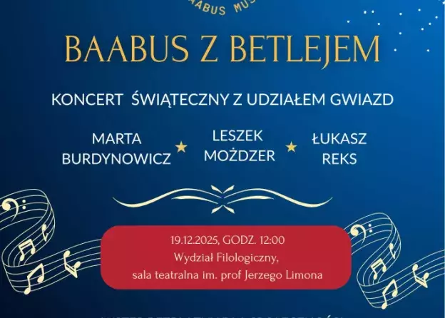 "Baabus z Betlejem" - kolędy w wykonaniu Leszka Możdżera, Marty Budrynowicz i Łukasza…