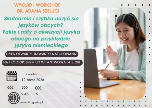 Dzień otwarty Lingwistyki stosowanej: wykład i…