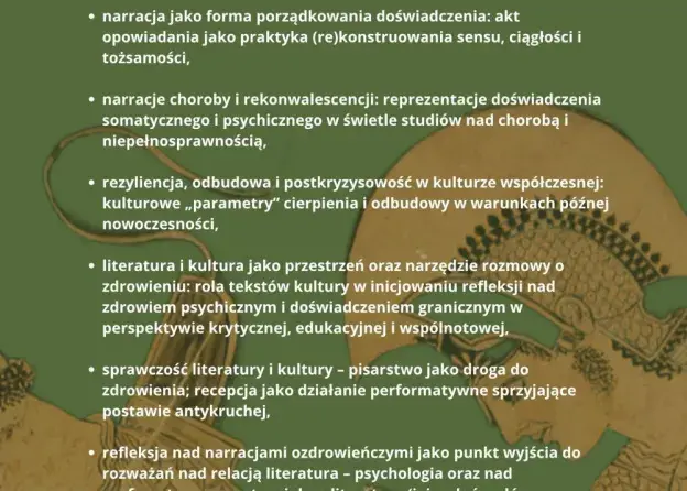 Nabór tekstów do nowego numeru "Jednak Książki" pt. "Narracje zdrowienia, praktyki…