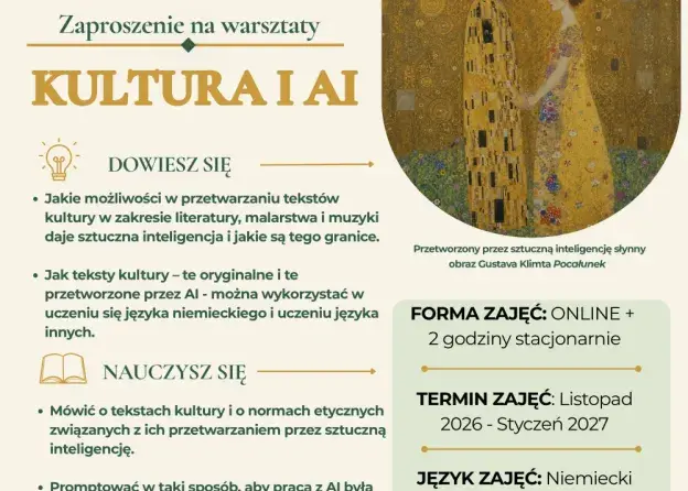AI, język niemiecki i kultura – zapraszamy na…
