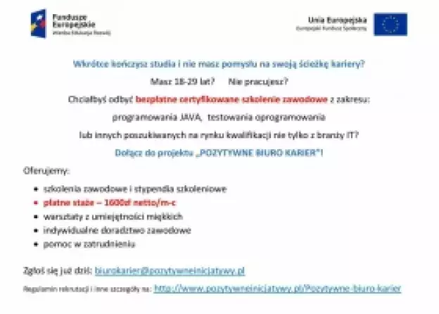 Pozytywne Biuro Karier