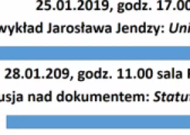 Wykład Uniwersytet jako spotkanie oraz debata o Statucie 2.0 dla polskich uczelni