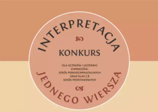 Konkurs interpretacja jednego wiersza