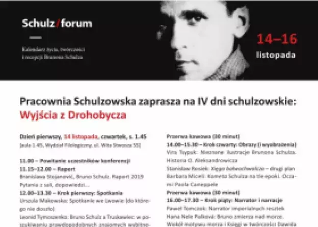 Dni Schulzowskie 2019: Wyjścia z Drohobycza