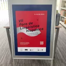 El cartel preparado